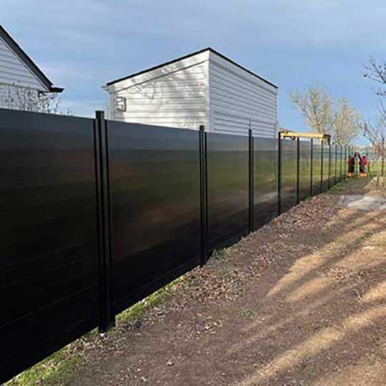 Privacy-Aluminum-Fencing Installed in Ottawa